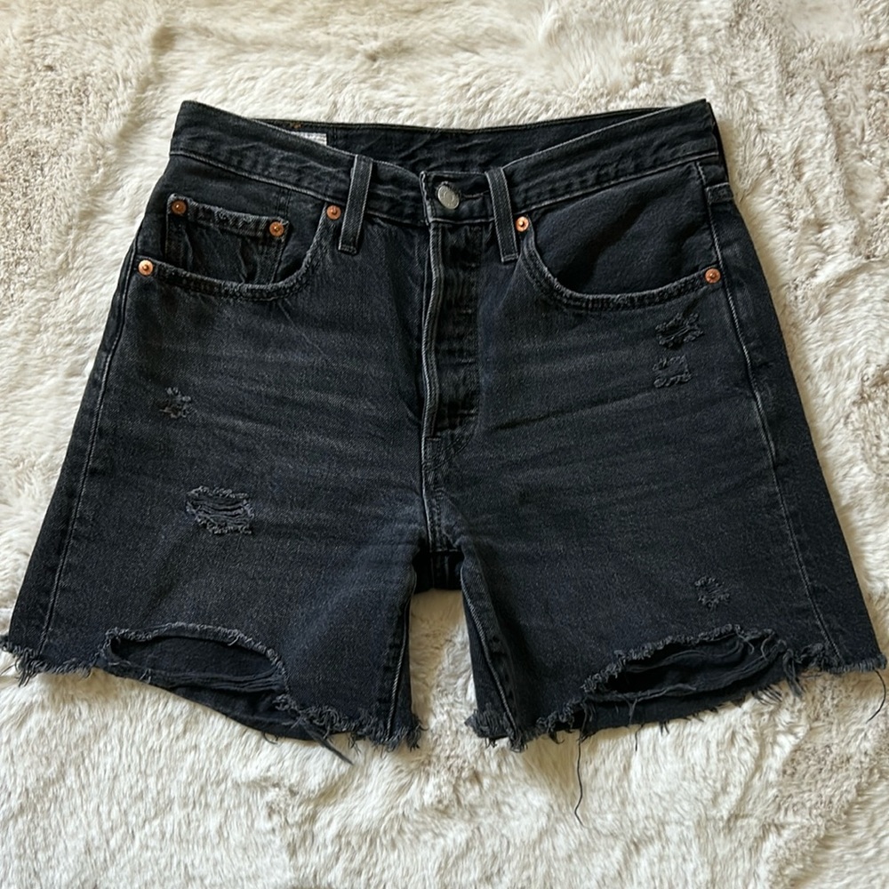 Levi’s jean shorts.